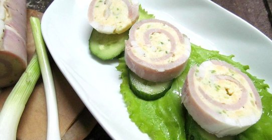 Рулет из ветчины