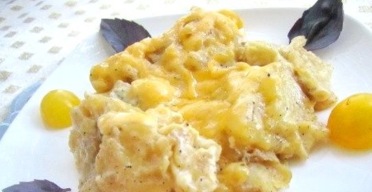 Телятина с картошкой в духовке