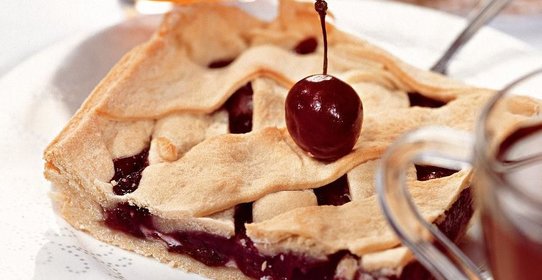 Традиционный английский черешневый пирог