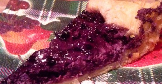 Пирог пятиминутка Черничные грезы