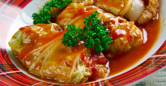 Голубцы с бараниной