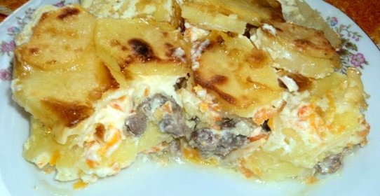 Баранина с картошкой в духовке