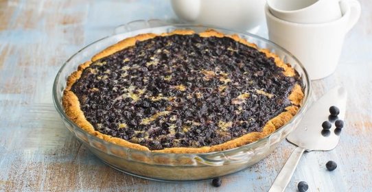 Финский черничный пирог