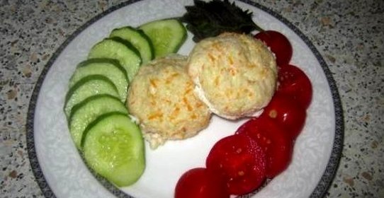 Куриные котлеты с кабачками