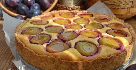 Страсбургский пирог со сливами