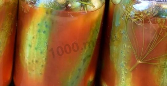 Маринованные огурцы с кетчупом чили без стерилизации