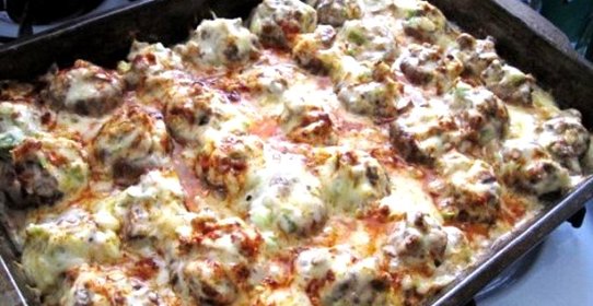 Пирог с фаршированными грибами