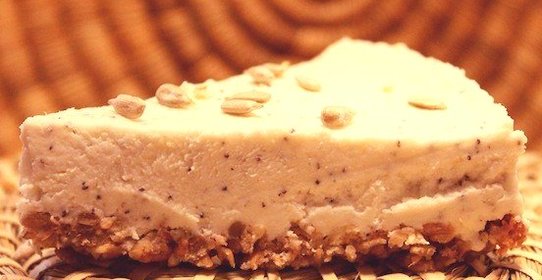 Овсяный пирог с творогом и маскарпоне