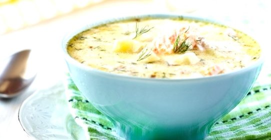 Молочная уха