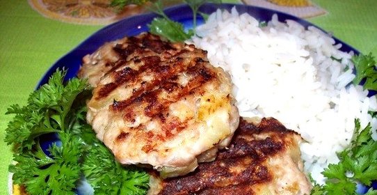 Куриные фрикадельки-гриль