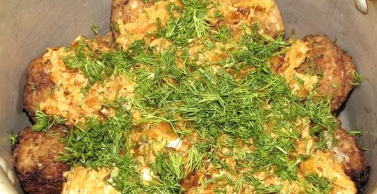 Голубцы ленивые в казане