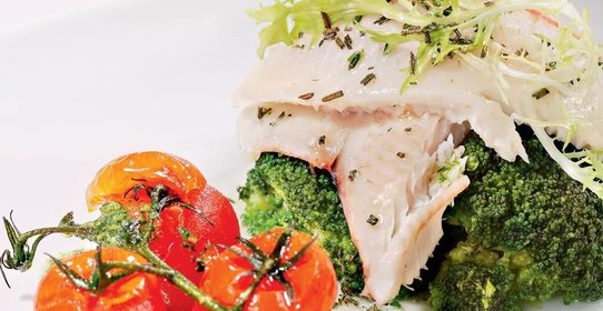 Пампус, запеченный в соли