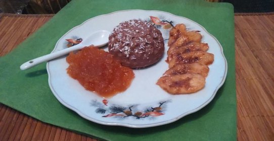 Шоколадный пудинг с манной крупой