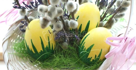 Пасхальные яйца «Травянчики»