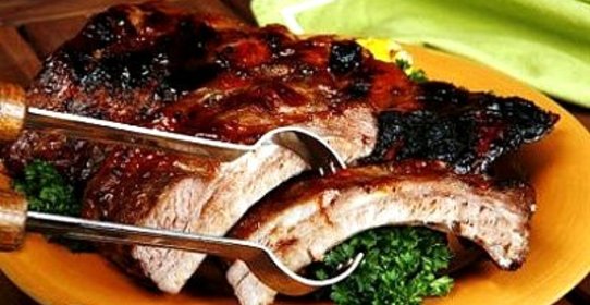 Шашлык из ребрышек свинины