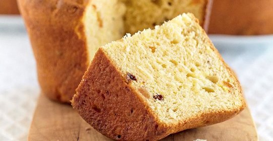 Кулич на сливках и желтках с шафраном