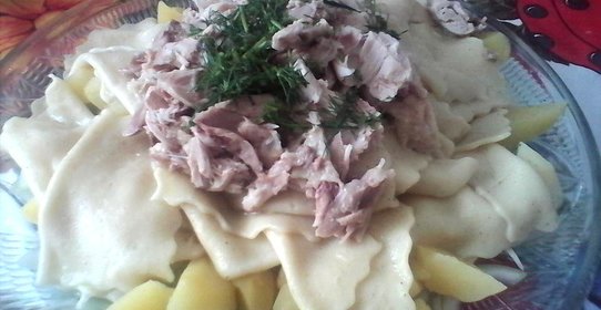 Бешбармак с окорочками