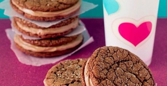 Печенье с Нутеллой и кремом