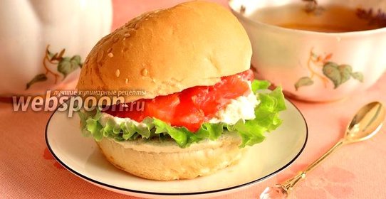 Фишбургер с форелью