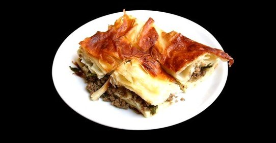 Греческий пирог с мясом