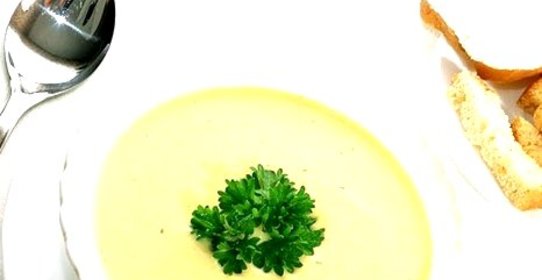 Сырный крем-суп с манкой