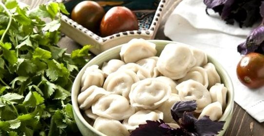 Диетические пельмени с индейкой