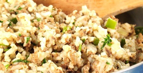 Фарш мясной с рисом