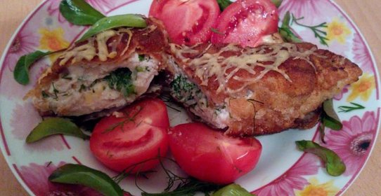 Котлеты по-киевски с сыром