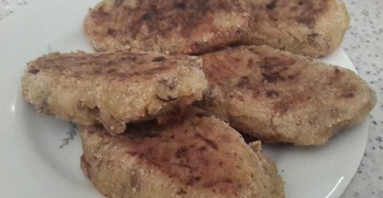 Постные картофельные котлеты с грибами