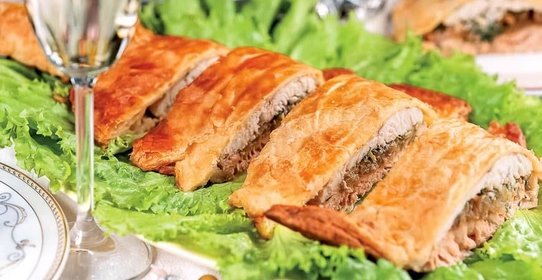 Пирог из двух сортов рыбы