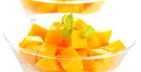 Парфе из рикотты с манго и лаймом