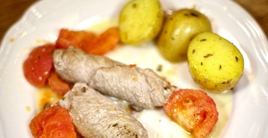 Рулетики из телятины