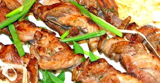 Шашлык из трех видов мяса