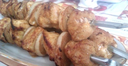 Шашлык из куриной грудки