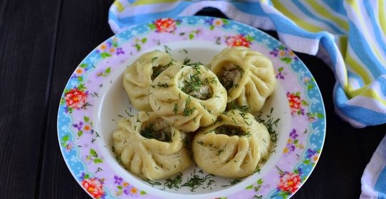 Манты на сыворотке.