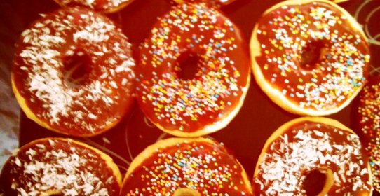 Пончики с глазурью (Dunkin donuts)