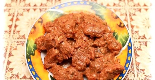 Бефстроганов из говядины в мультиварке