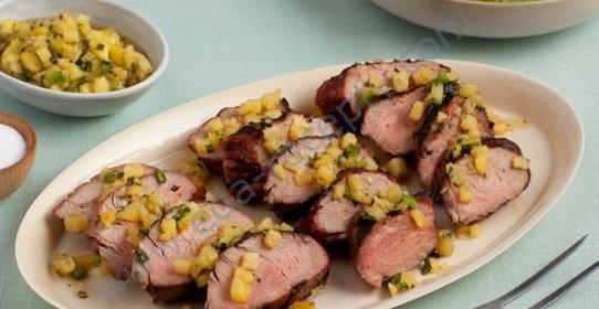 Свинина-гриль в остром соусе