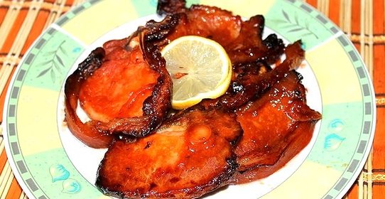 Мясо с медом в духовке