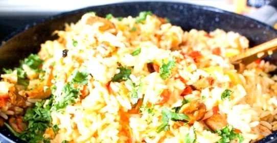 Плов с лисичками