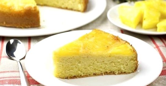 Пирог с ананасами