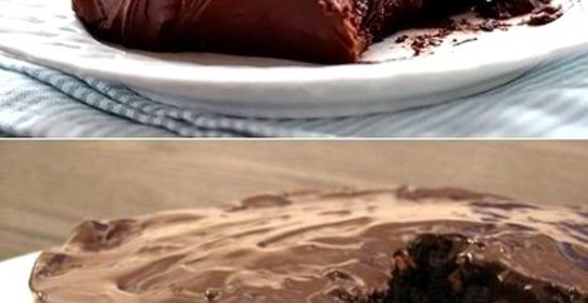 Супер-влажный шоколадный пирог (без яиц)