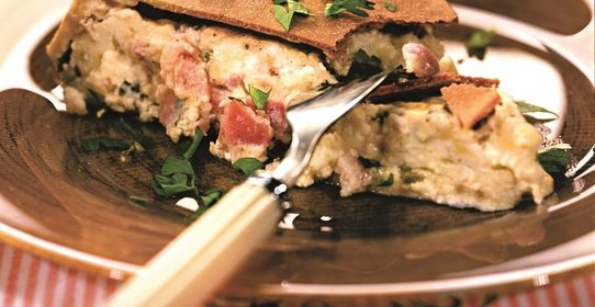 Итальянский сырный пирог