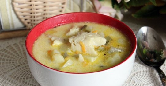 Белый рыбный рассольник