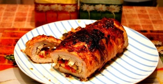 Мясной рулет в духовке