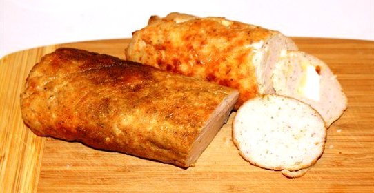 Домашняя колбаса из индейки