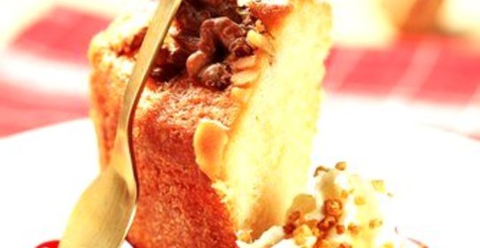 Кукурузно-ореховый пирог