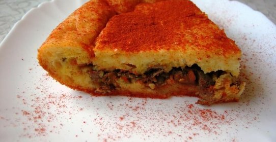 Пирог с печенью куриной