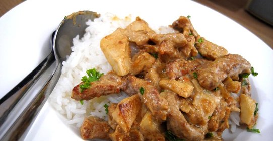 Бефстроганов в мультиварке