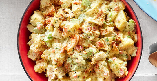 Яичный салат с пряностями